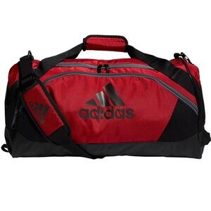 adidas Men's Team Issue II Medium Duffel Bag- Team Power Red